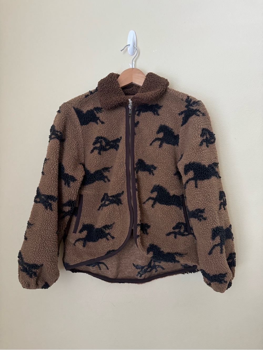The Great. The Pasture Fleece Jacket Hickory 0 XS